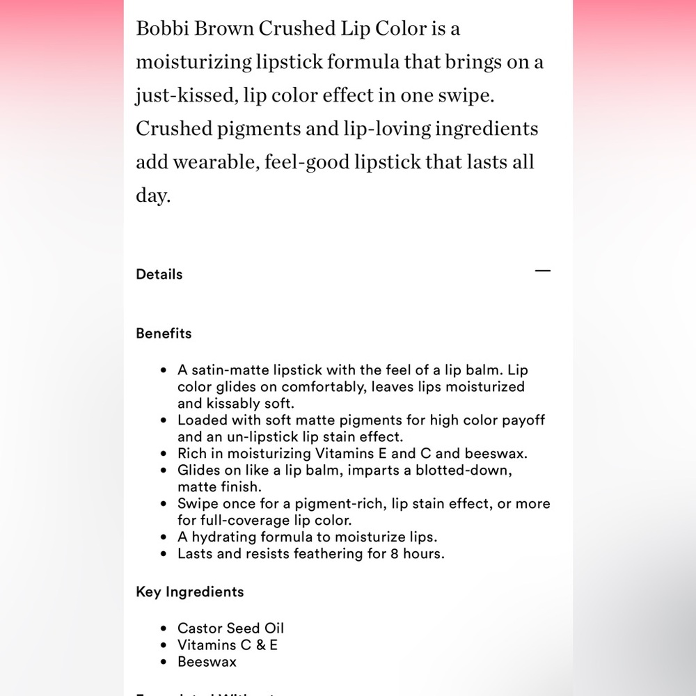 Bobbi Brown ‘Brownie’ Crushed Lip Color Moisturizing Lipstick - Picture 8 of 9